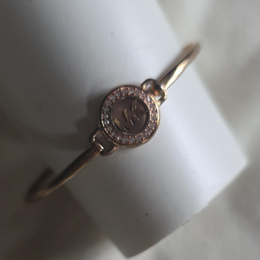 Michael Kors Gold Bracelet with Crystal Detail